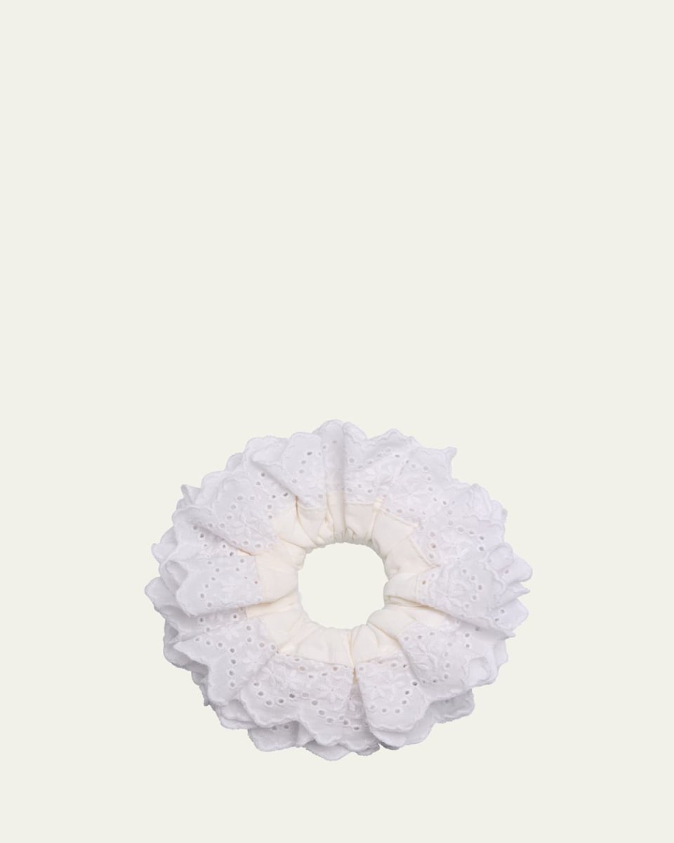 Baby Blumberg Embroidered Scrunchie